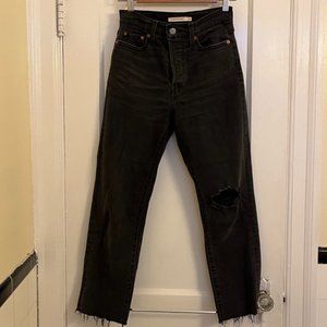Levi Wedgie Straight Jeans Size 25